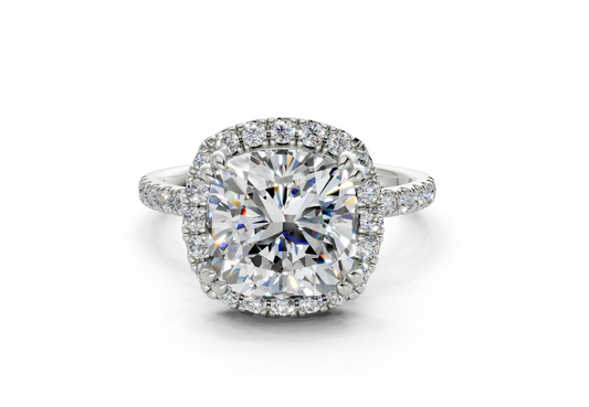 Aloria Square Cushion Engagement Ring