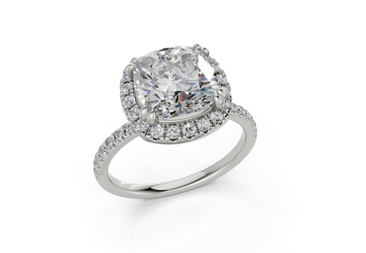 Aloria Square Cushion Engagement Ring