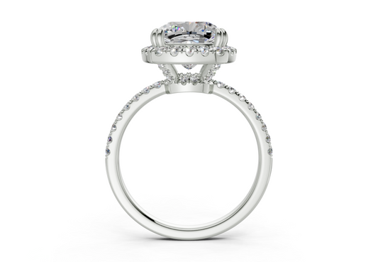 Aloria Square Cushion Engagement Ring