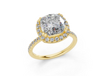 Aloria Square Cushion Engagement Ring