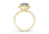 Aloria Square Cushion Engagement Ring