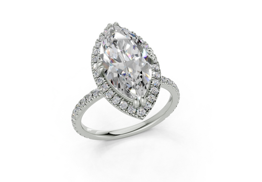 Rose Marquise Engagement Ring