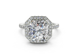 Rose Square Radiant Engagement Ring