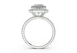 Rose Square Radiant Engagement Ring