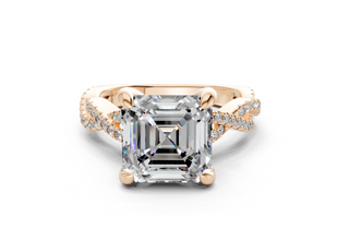 Zanira Pave 2.3mm Enagaement Ring