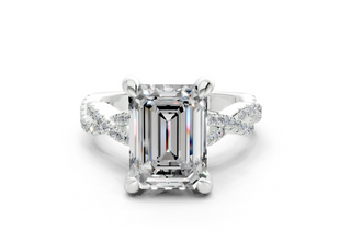 Zanira Pave 2.3mm Enagaement Ring