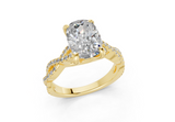 Zanira Elongated Cushion Engagement Ring