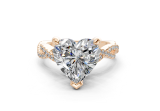 Zanira Pave 2.3mm Enagaement Ring
