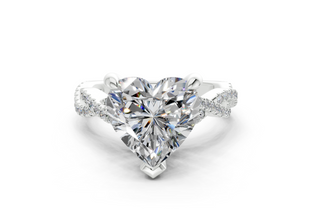 Zanira Pave 2.3mm Enagaement Ring