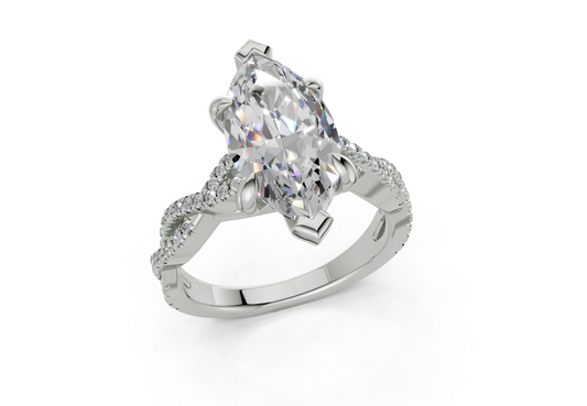 Zanira Marquise Engagement Ring