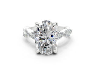 Zanira Pave 2.3mm Enagaement Ring