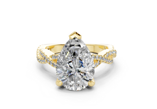Zanira Pave 2.3mm Enagaement Ring