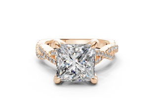 Zanira Pave 2.3mm Enagaement Ring