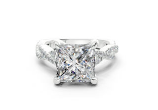 Zanira Pave 2.3mm Enagaement Ring