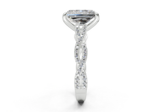 Zanira Pave 2.3mm Enagaement Ring