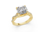 Zanira Square Cushion Engagement Ring