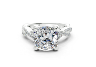 Zanira Pave 2.3mm Enagaement Ring
