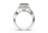 Aspen Asscher Engagement Ring