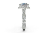 Aspen Asscher Engagement Ring