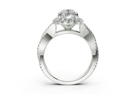 Aspen Elongated Cushion Engagement Ring