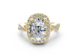 Aspen Elongated Cushion Engagement Ring