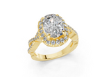 Aspen Elongated Cushion Engagement Ring