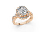 Aspen Elongated Cushion Engagement Ring