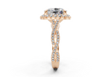 Aspen Elongated Cushion Engagement Ring