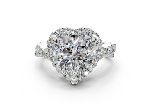 Aspen Heart Engagement Ring