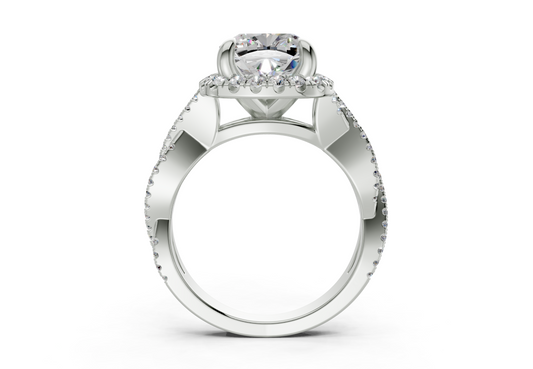 Aspen Square Cushion Engagement Ring