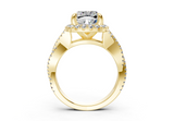 Aspen Square Cushion Engagement Ring