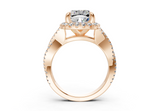 Aspen Square Cushion Engagement Ring