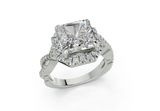 Aspen Square Radiant Engagement Ring