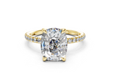 Calla Elongated Cushion Engagement Ring