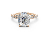 Calla Elongated Cushion Engagement Ring