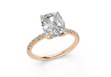 Calla Elongated Cushion Engagement Ring