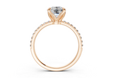 Calla Elongated Cushion Engagement Ring