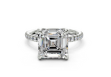 Calla Asscher Engagement Ring