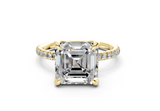 Calla Asscher Engagement Ring