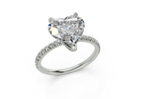 Calla Heart Engagement Ring