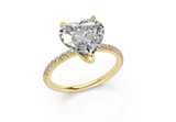 Calla Heart Engagement Ring