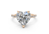 Calla Heart Engagement Ring