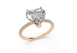 Calla Heart Engagement Ring