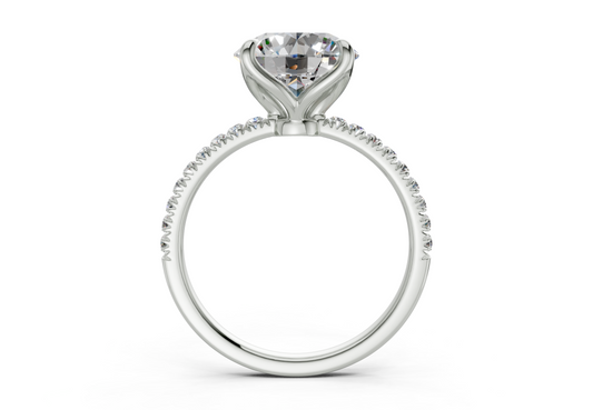 Calla Round Engagement Ring