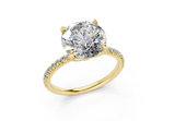 Calla Round Engagement Ring