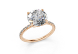 Calla Round Engagement Ring