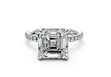 Verona Asscher Engagement Ring