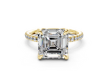 Verona Asscher Engagement Ring