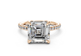 Verona Asscher Engagement Ring