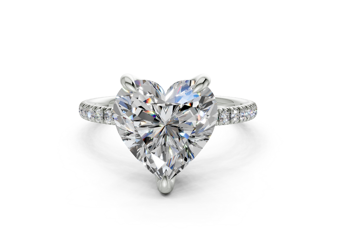 Verona Heart Engagement Ring